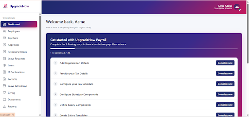Salary Processing & Payslips